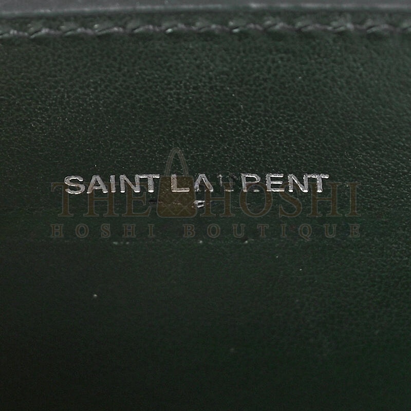 Y51 SAC DE JOUR CROC EMBOSSED DARK GREEN 1256125 (26*20.5*12.5cm) Master Quality